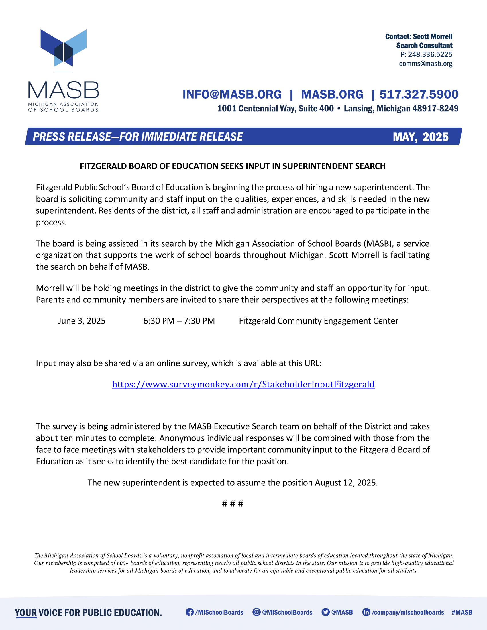 Press Release