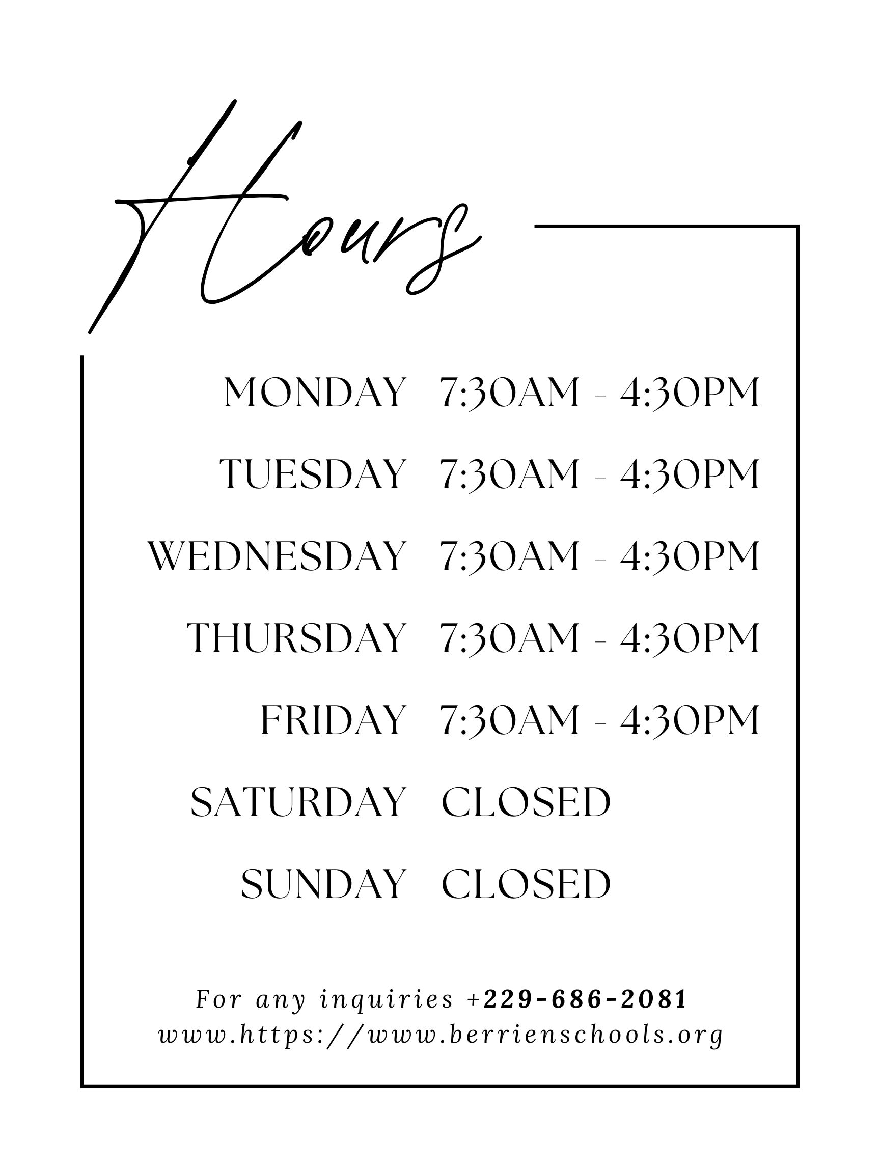 Operating Hours