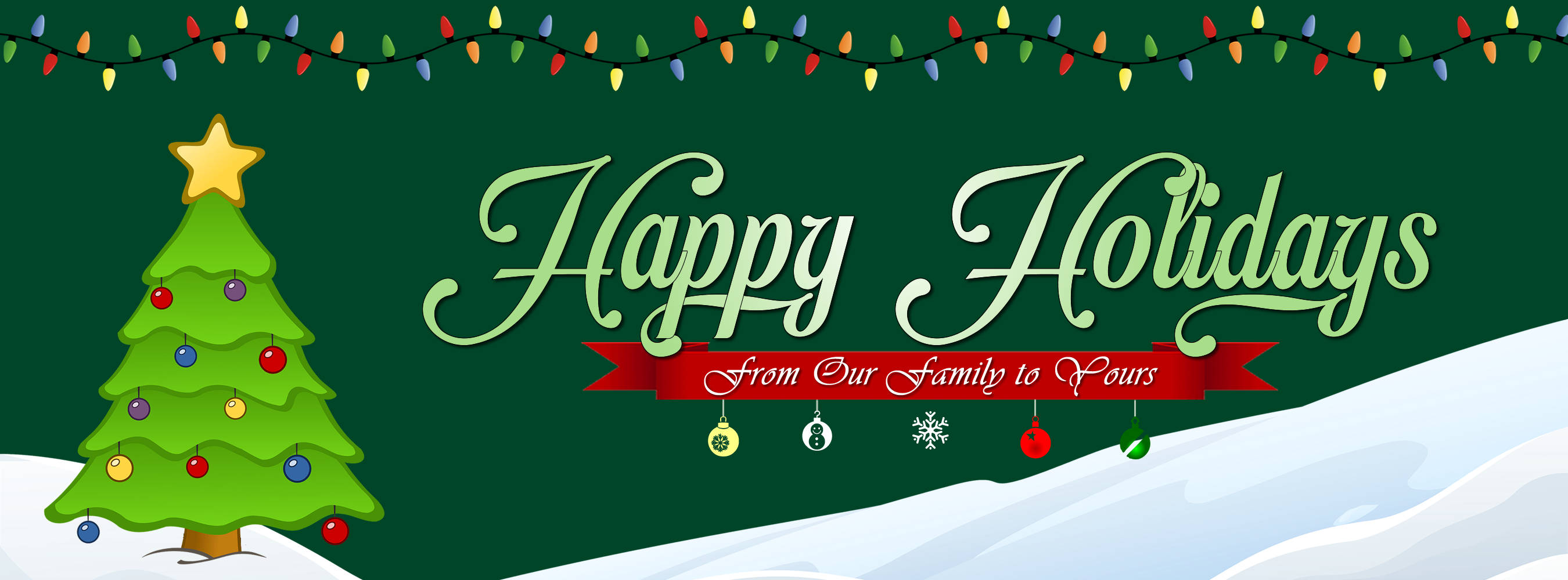 Happy Holidays to everyone.  Have a safe and relaxing break.