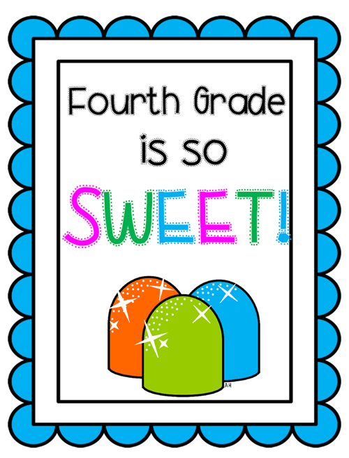 Fourth Grade is so Sweet!