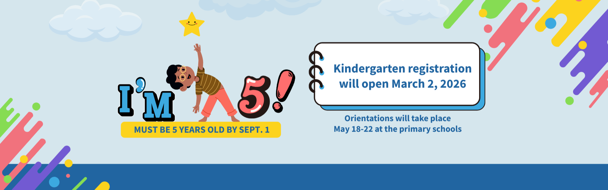 must be five years old by sept. 1