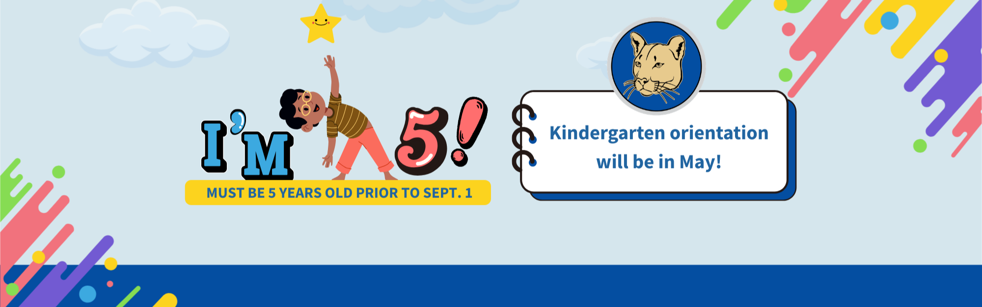 must be five years old prior to sept. 1