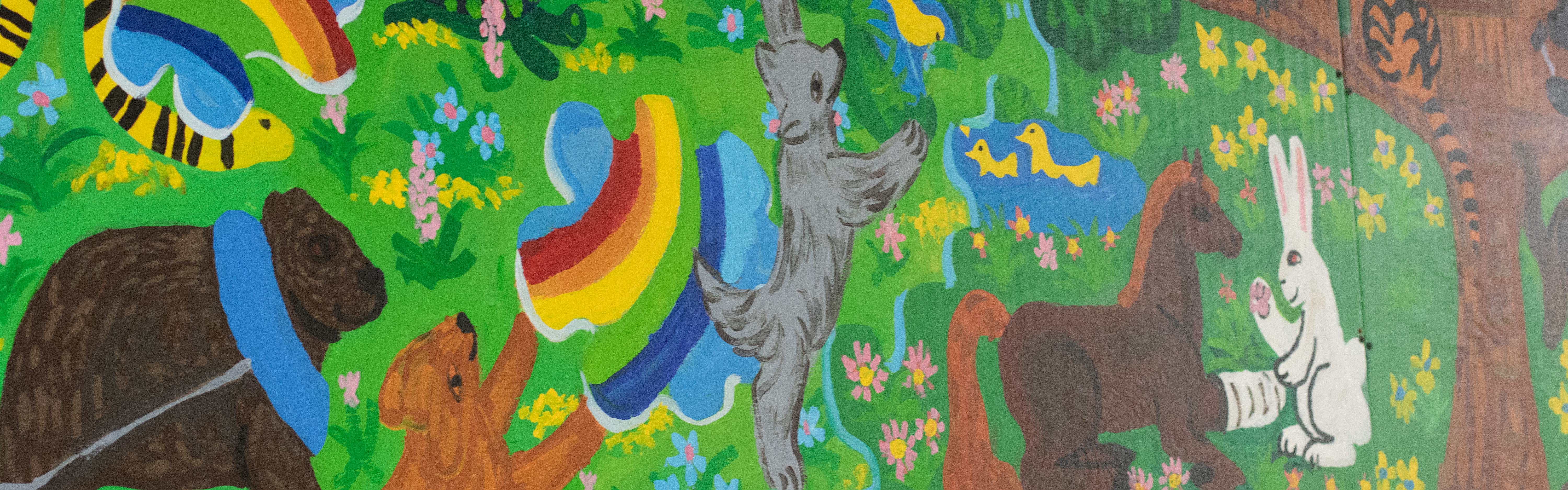 Photo of a mural at Glenwood Heights Primary