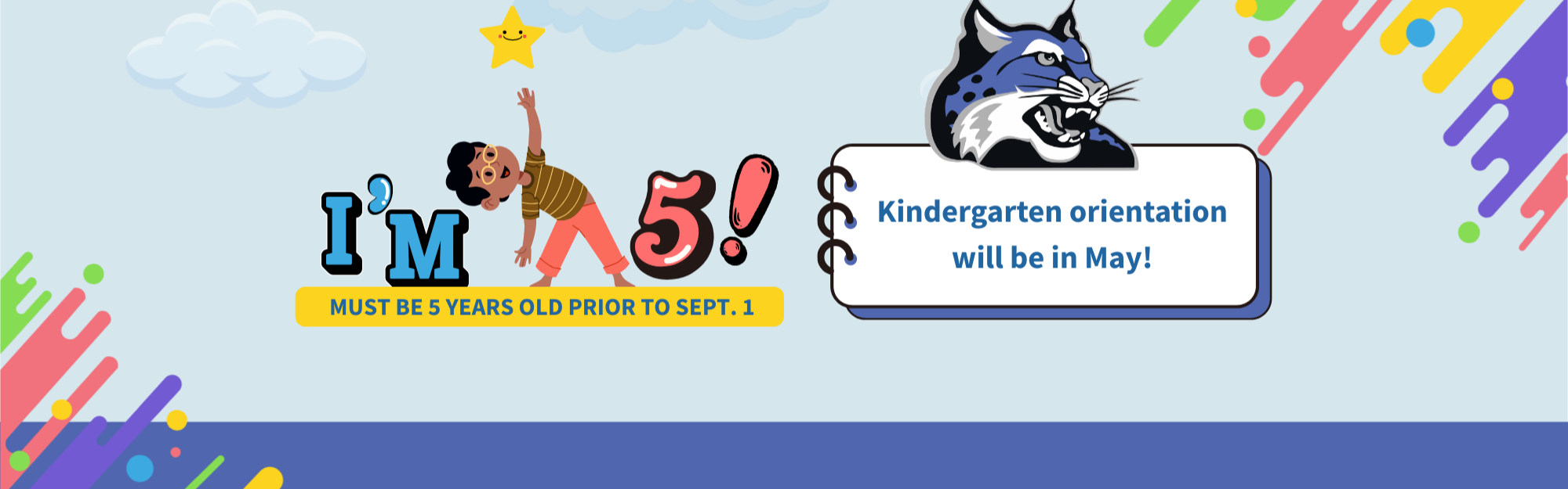 must be five years old prior to sept. 1