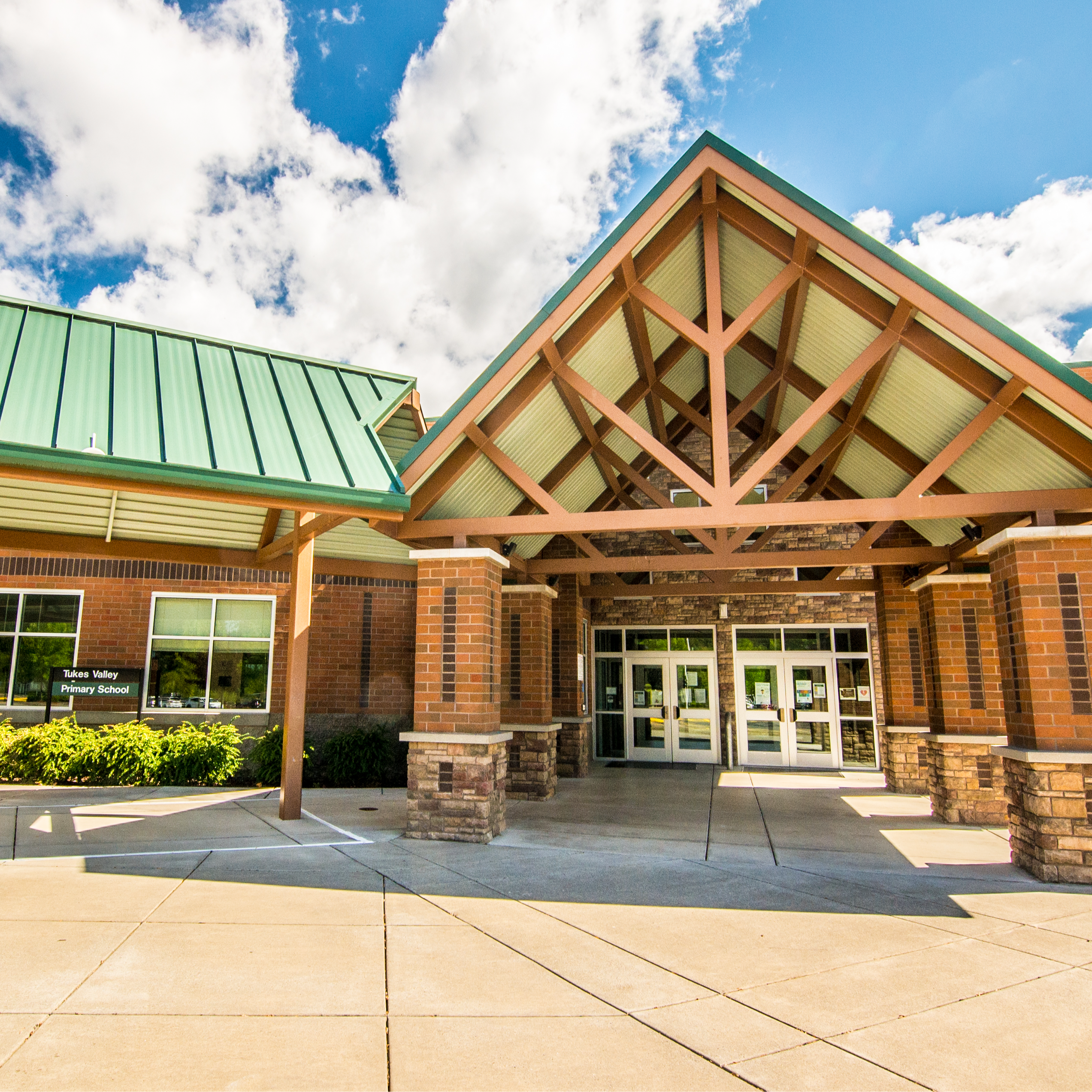 Exterior shot of Tukes Valley Primary