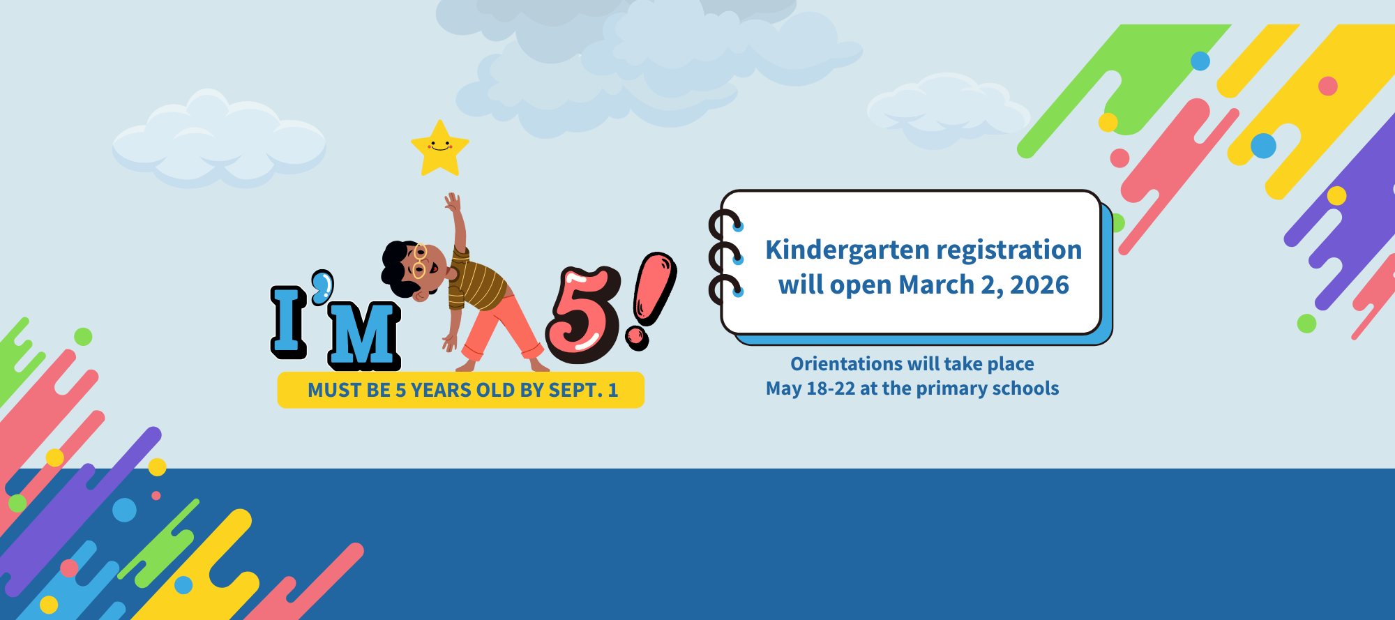 must be five years old by sept. 1