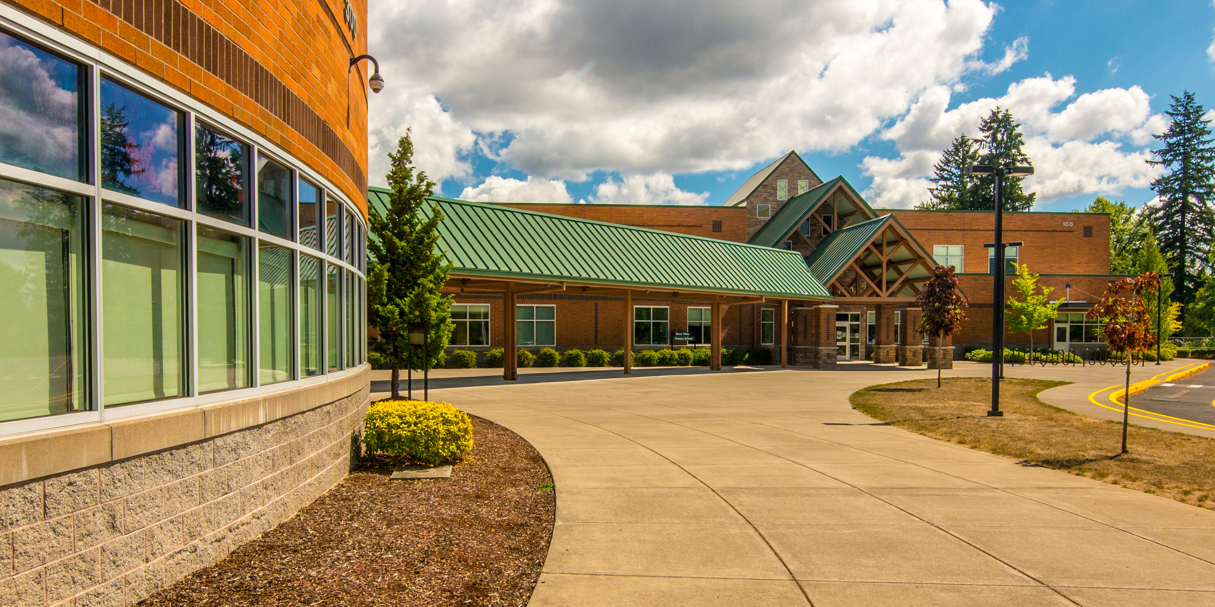 Tukes Valley Middle School exterior shot