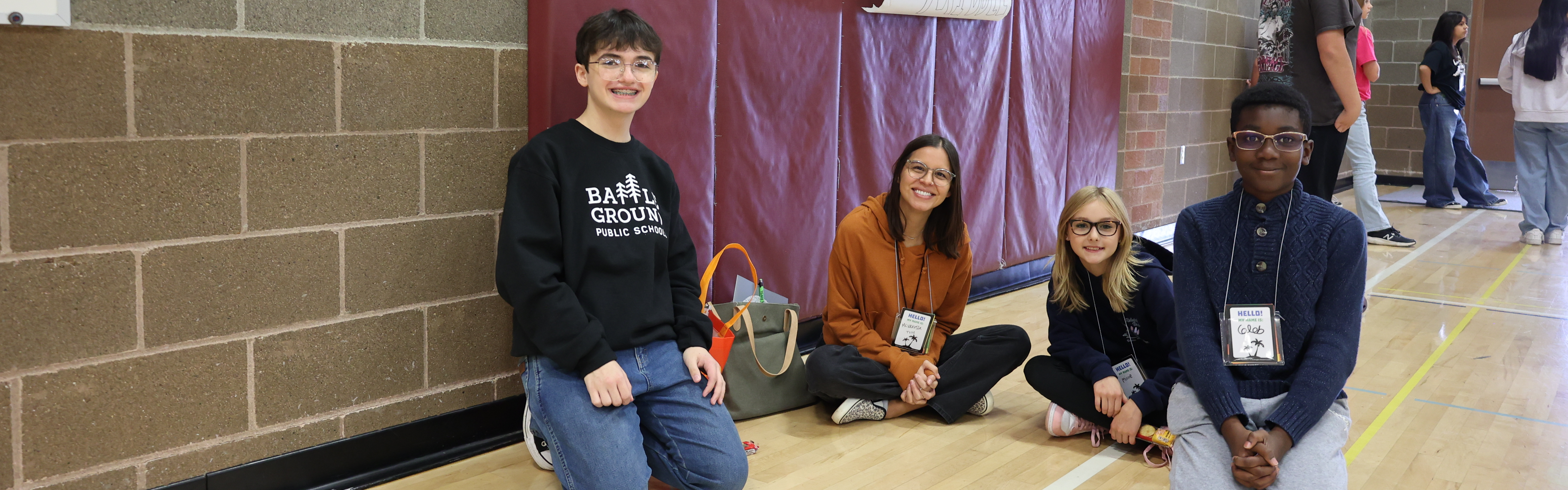 Student leaders participate in leadership activity