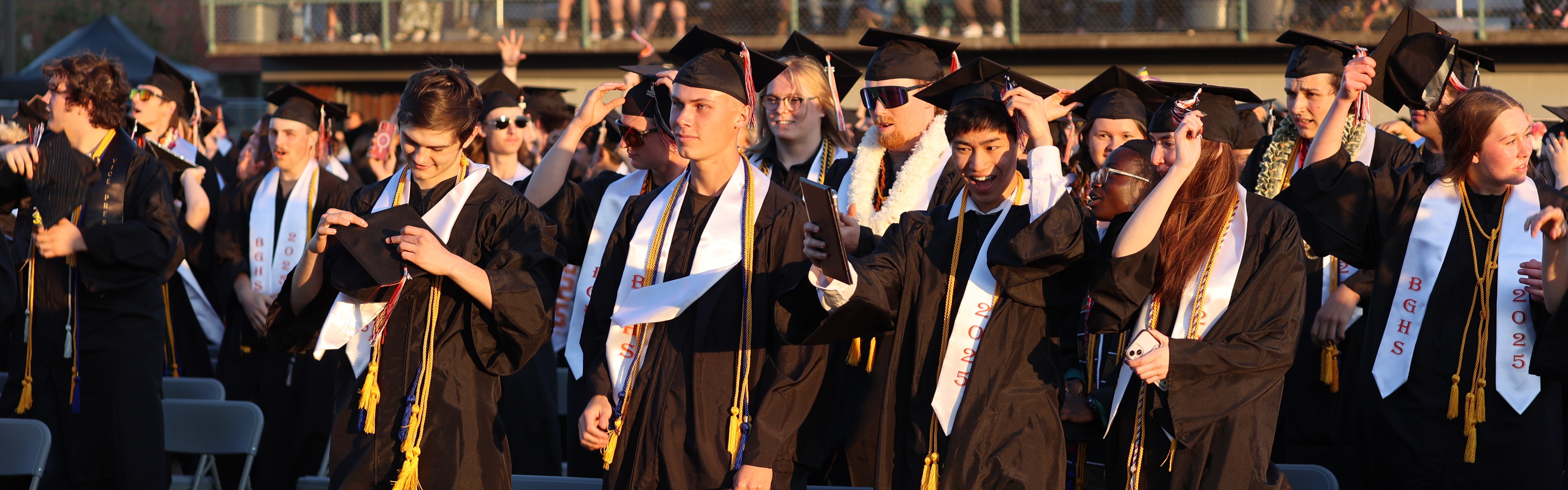 Graduates celebrate their commencement