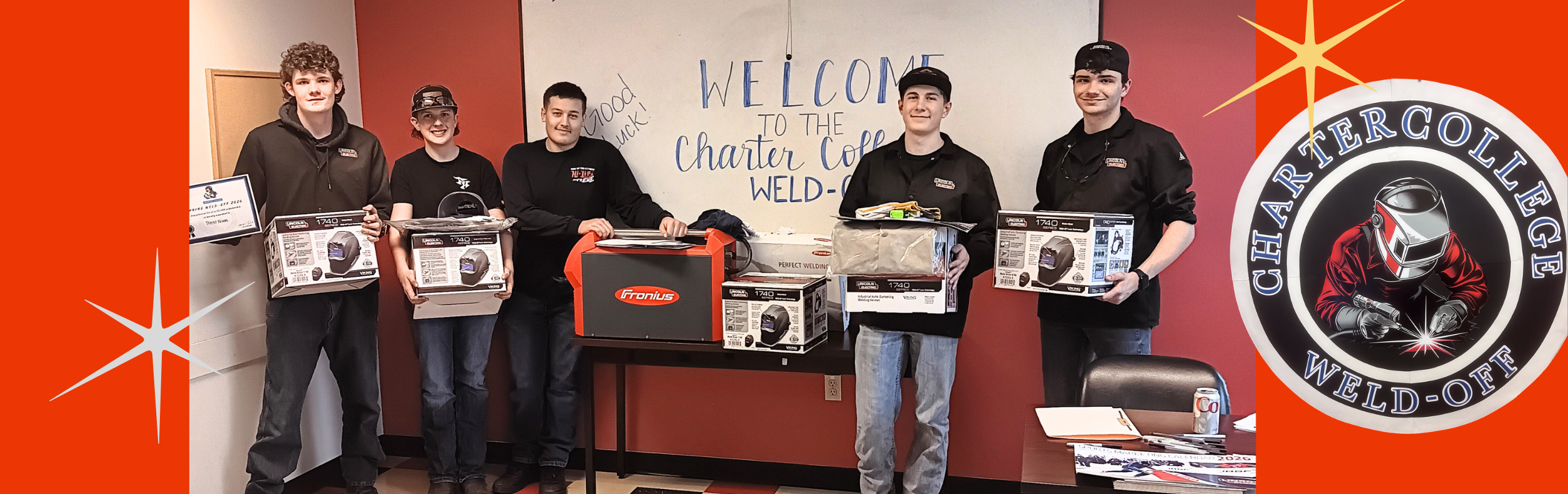 bghs welding students show off gifts