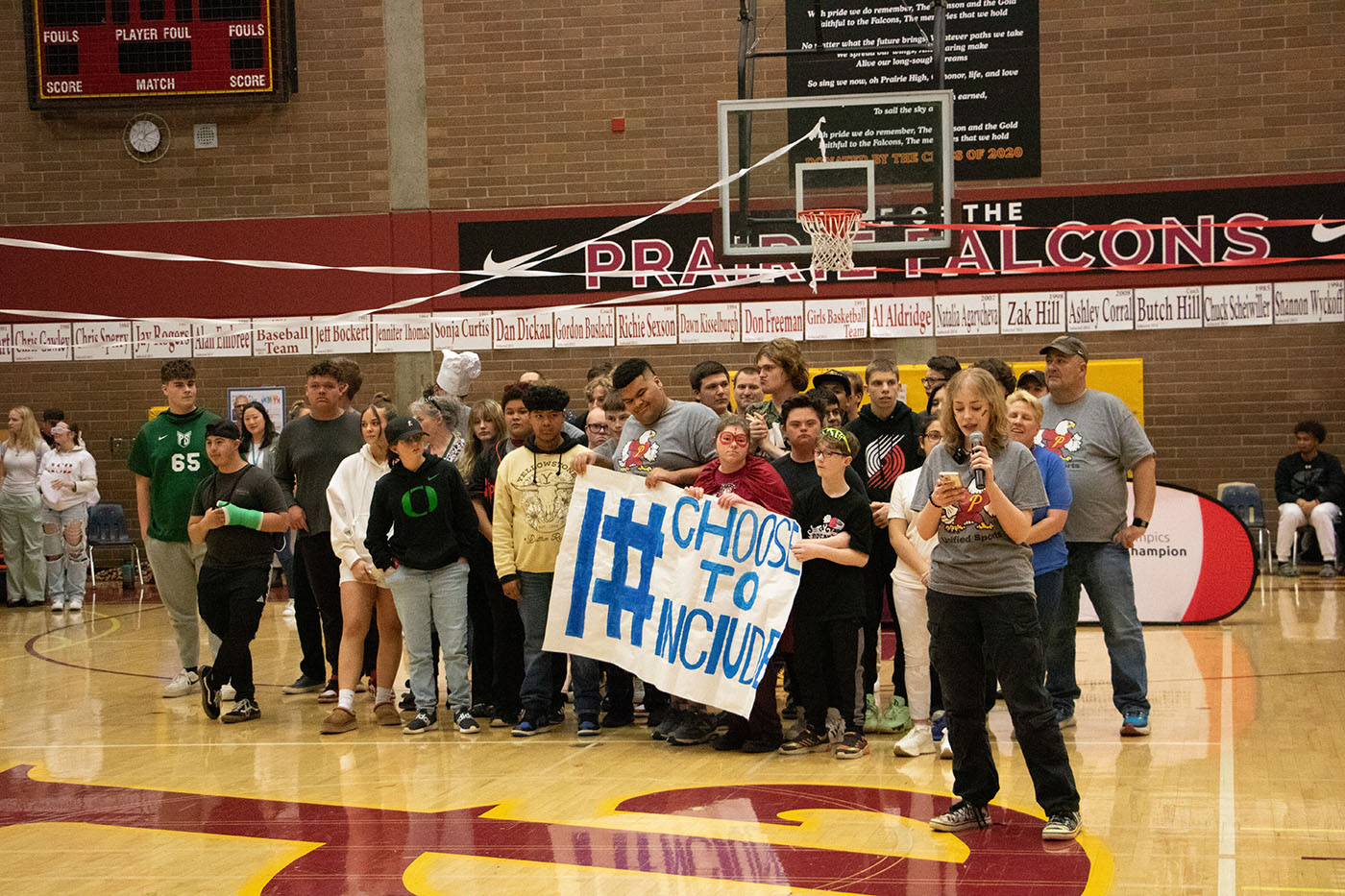 Student celebrate national recognition for unifying students with and without disabilities