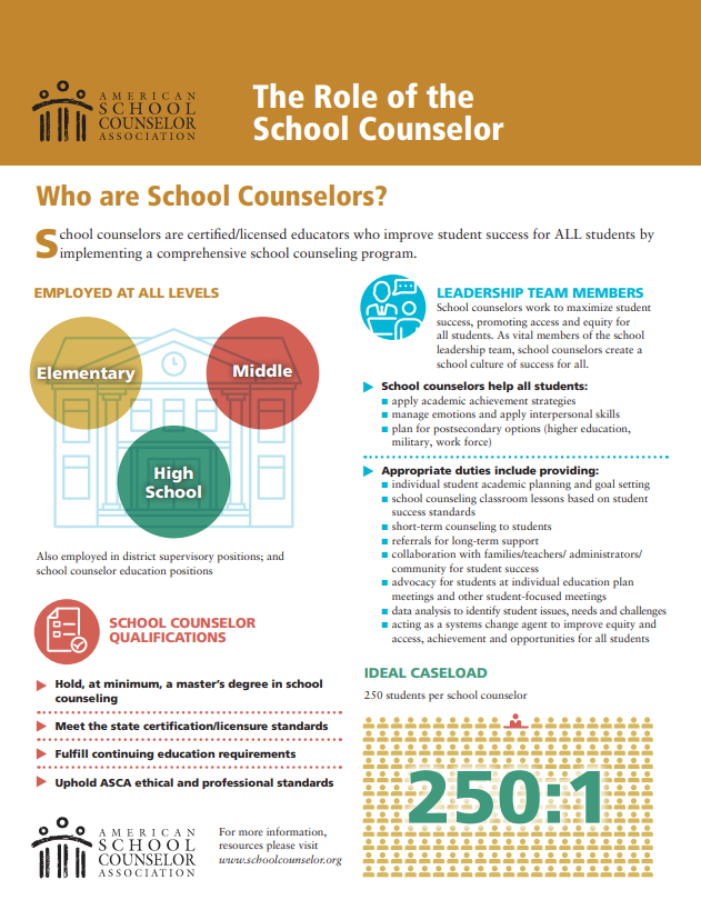 who are school counselors