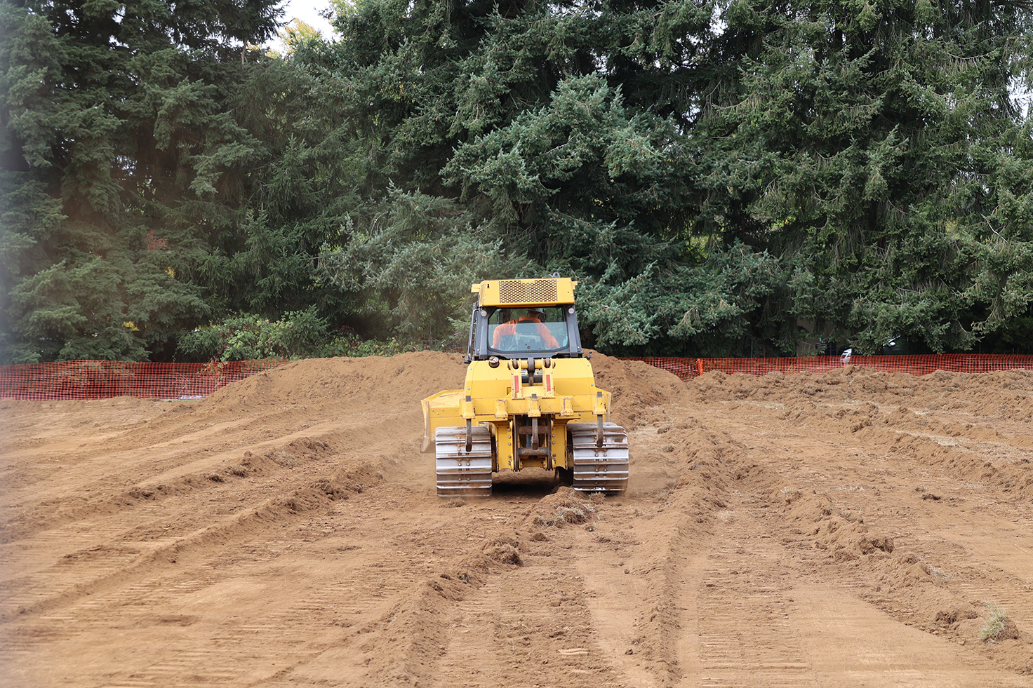 Construction on the new BGVA