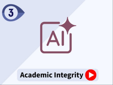 Watch the academic integrity video