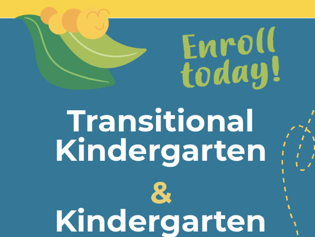 transitional kindergarten & kindergarten