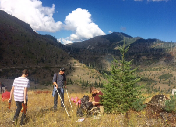 Students travel to Mount St. Helens to conduct authentic research.