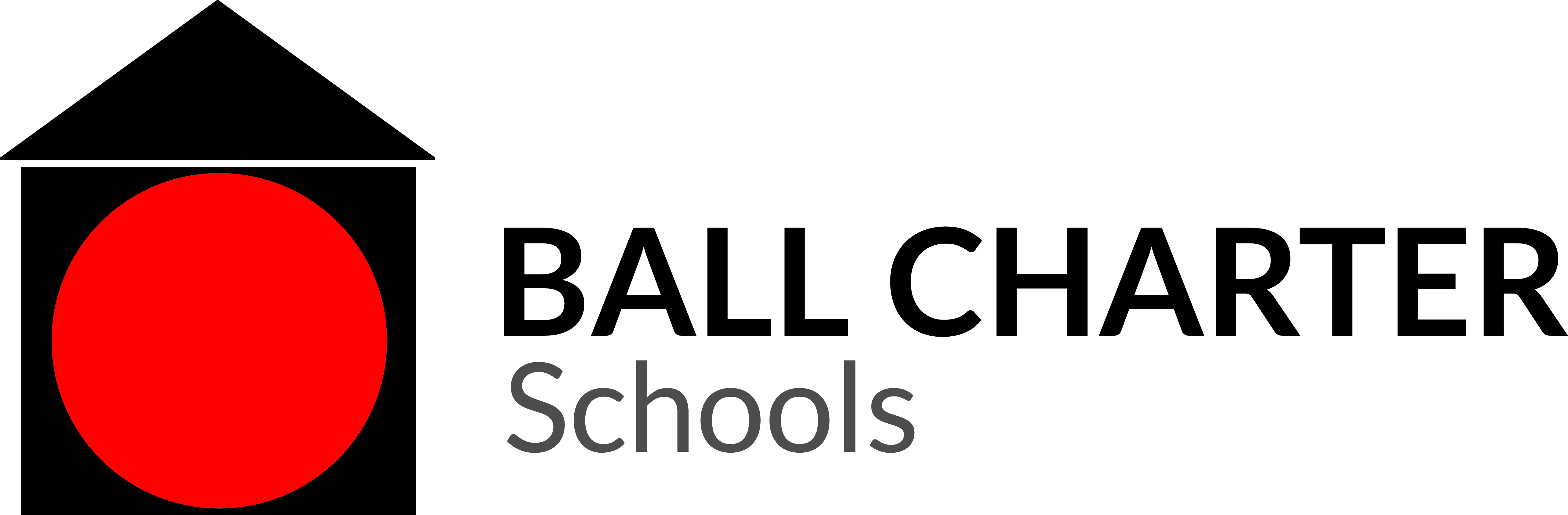 Ball Charter schools original logo red ball 