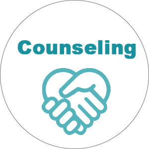 counseling icon with two hands