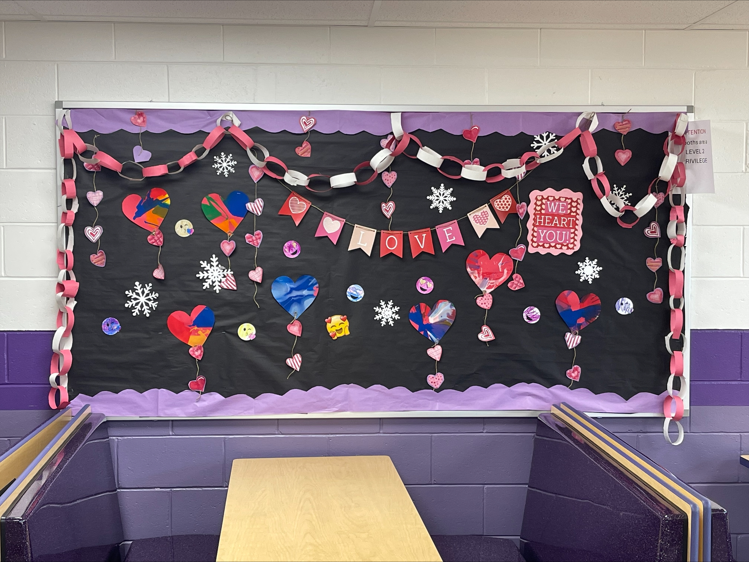 Valentines Day wall