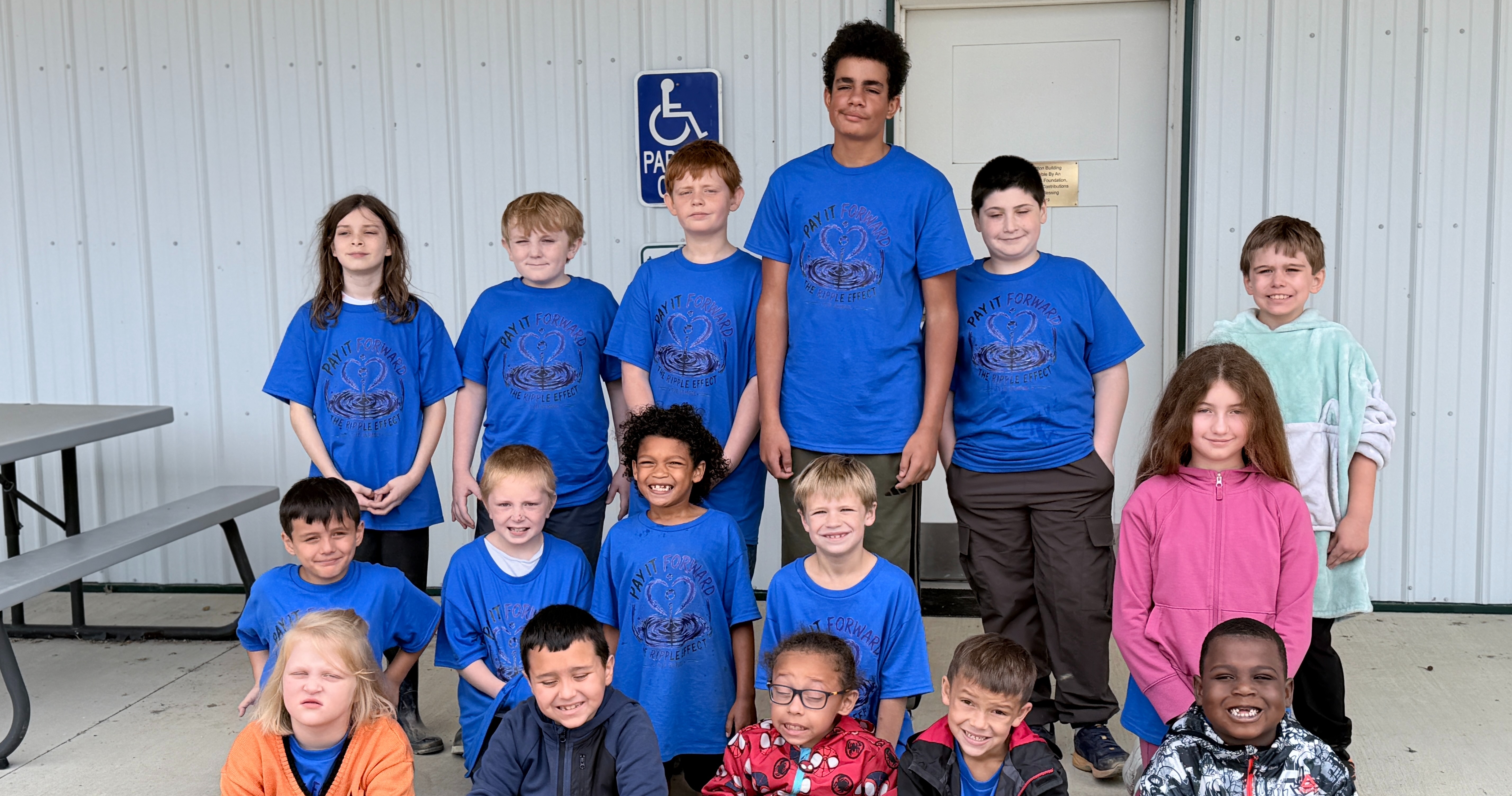 students smiling for camera at Pegasus Riders in Oregon