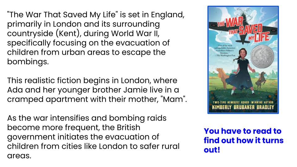 The War That Saved My Life