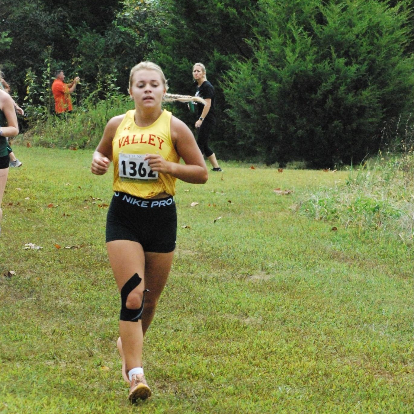 Student running