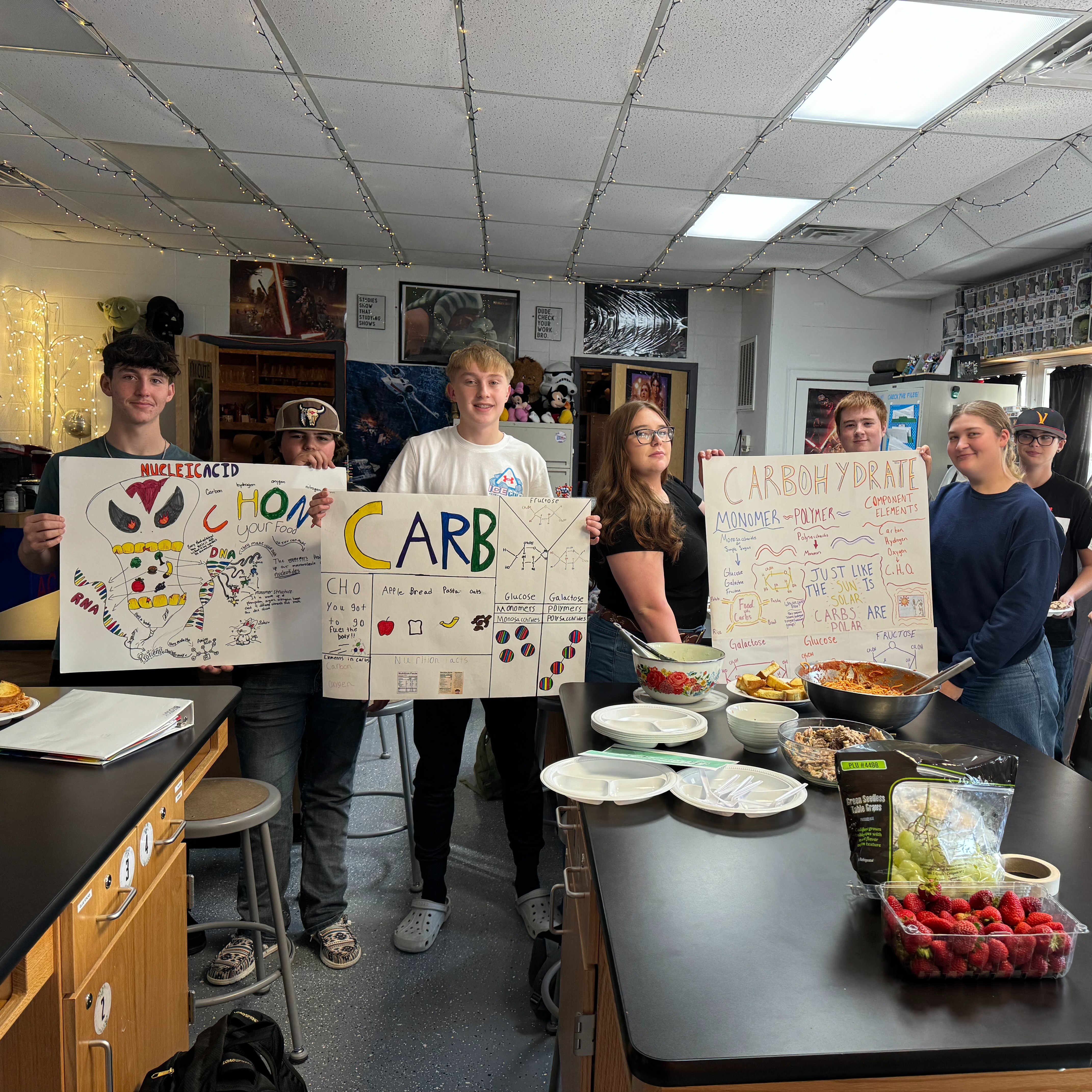 Students in Science Class