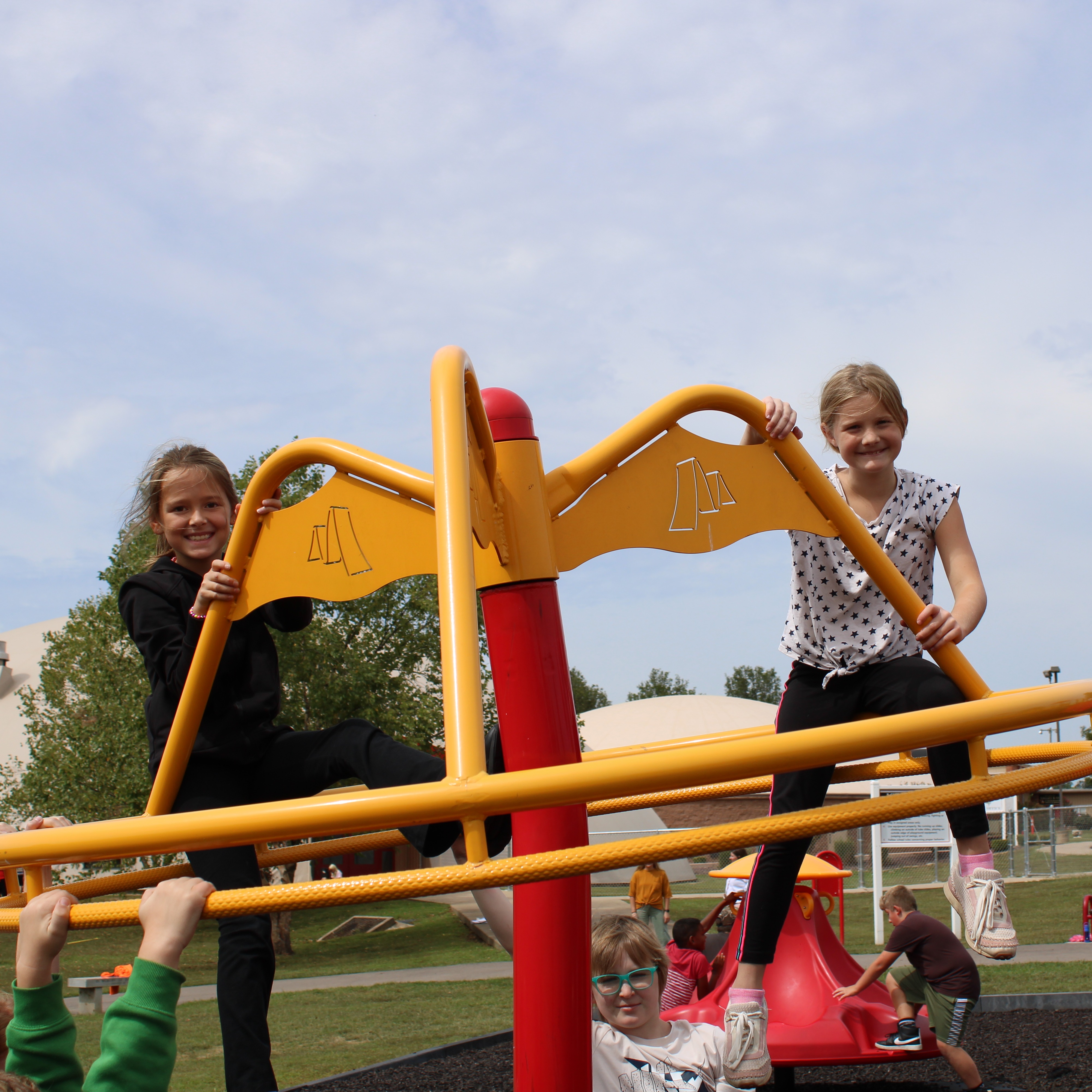 Students Playing