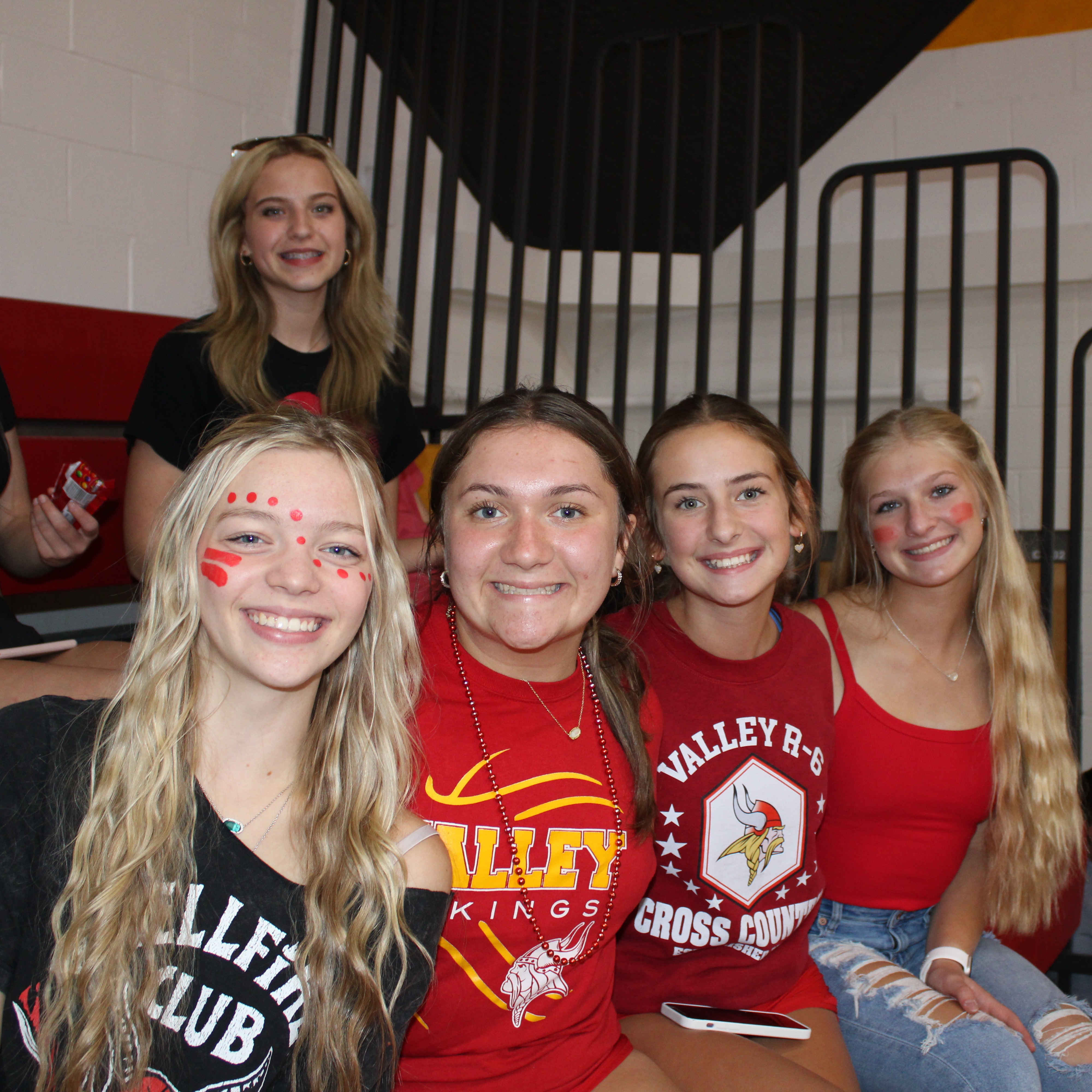 Students at Volleyball game