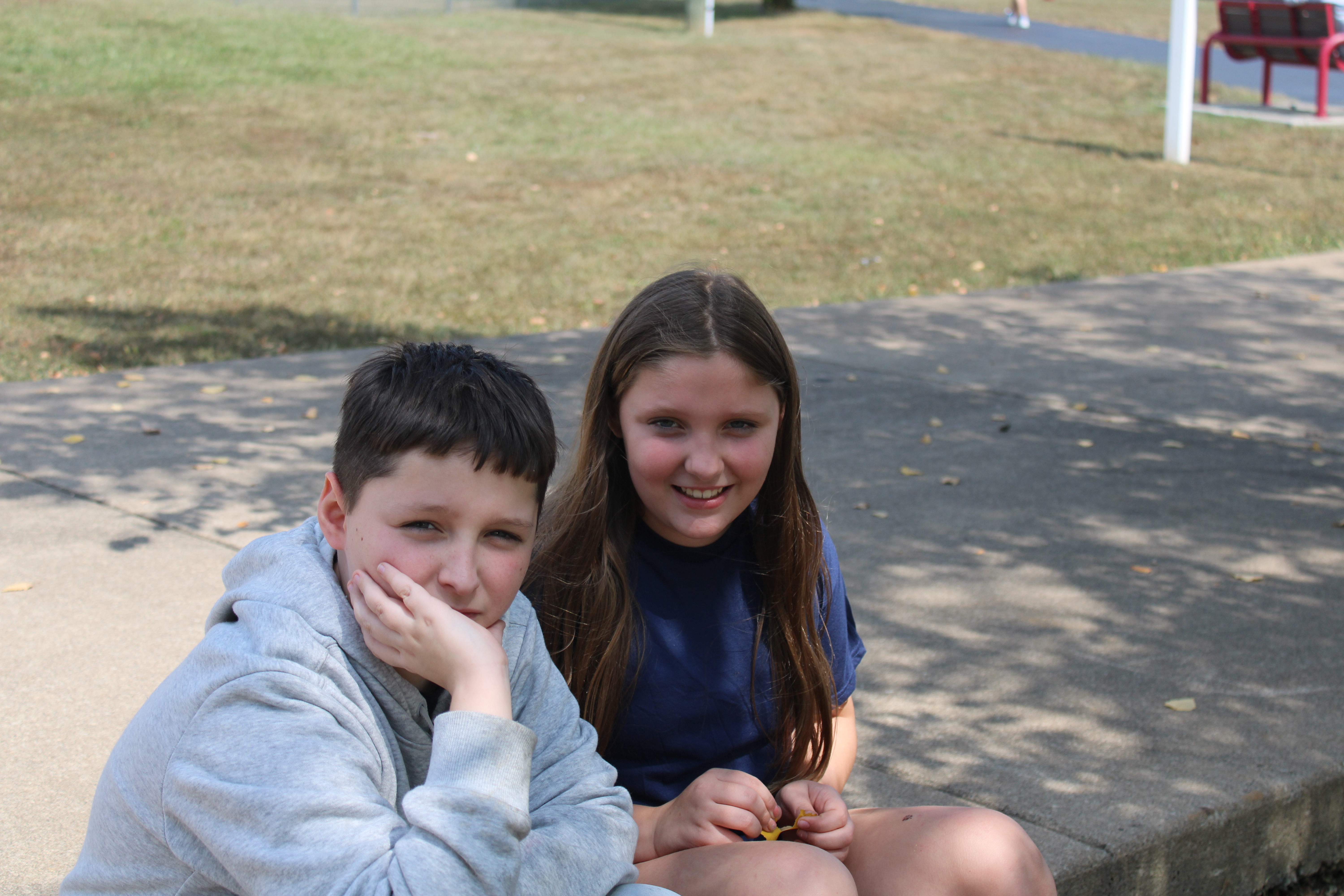 Students Posing