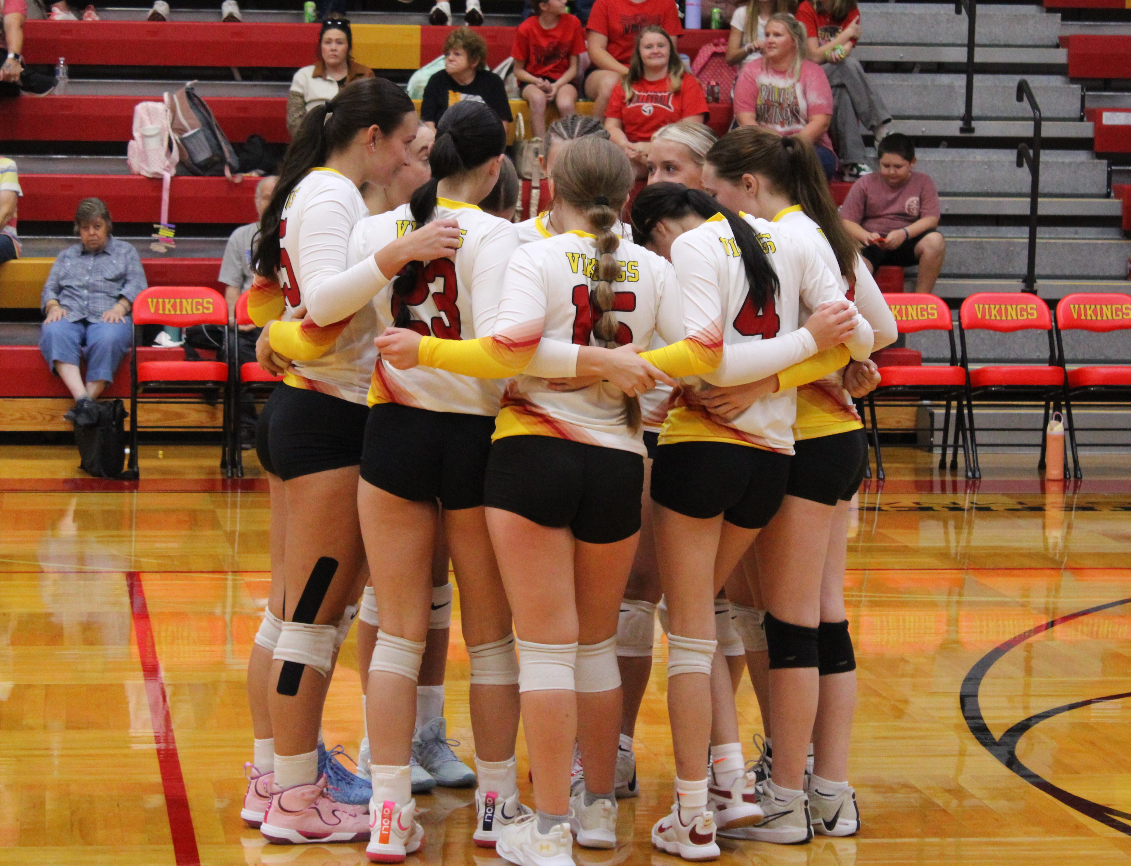 Volleyball huddle