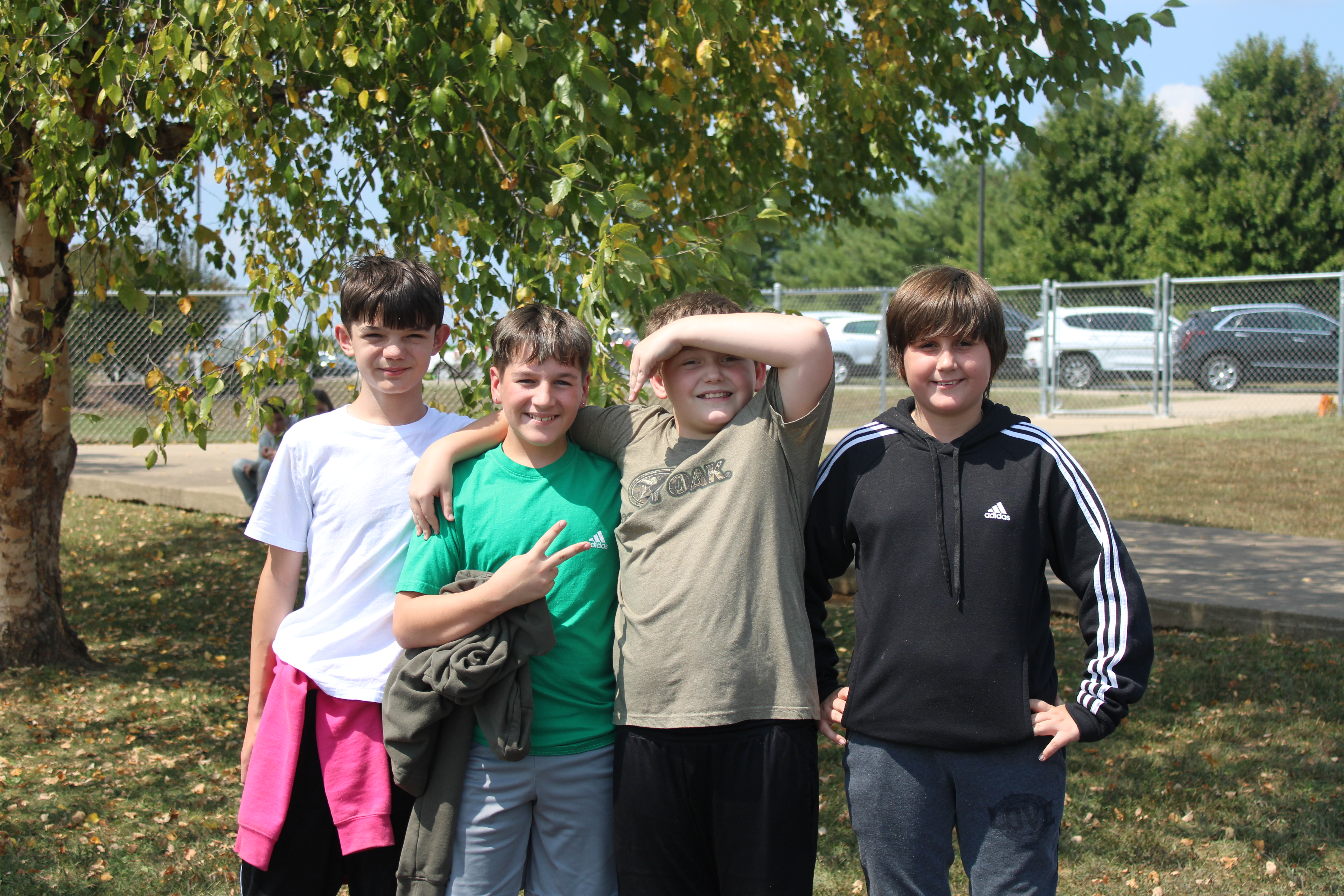 Students outside