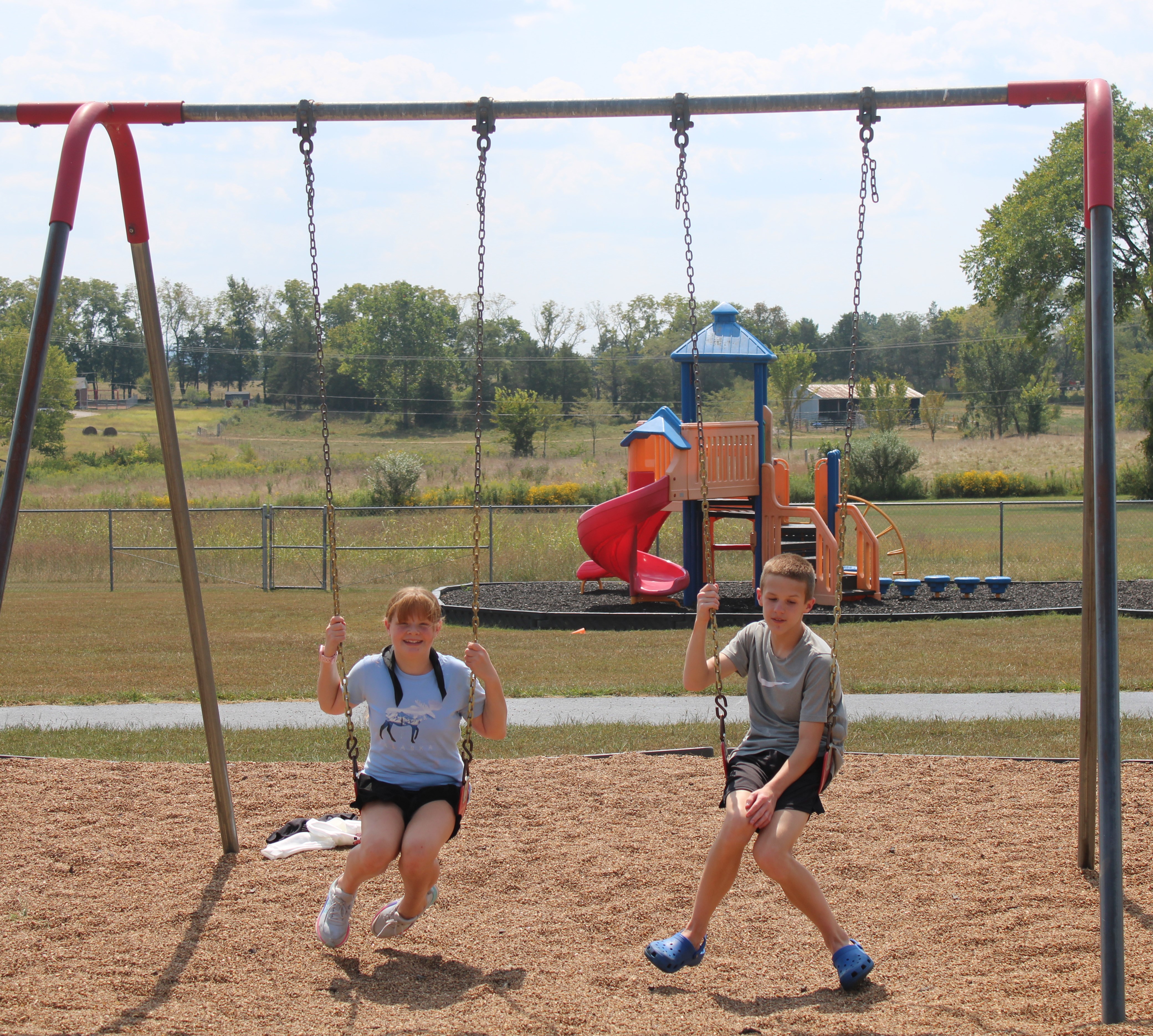 Students Playing