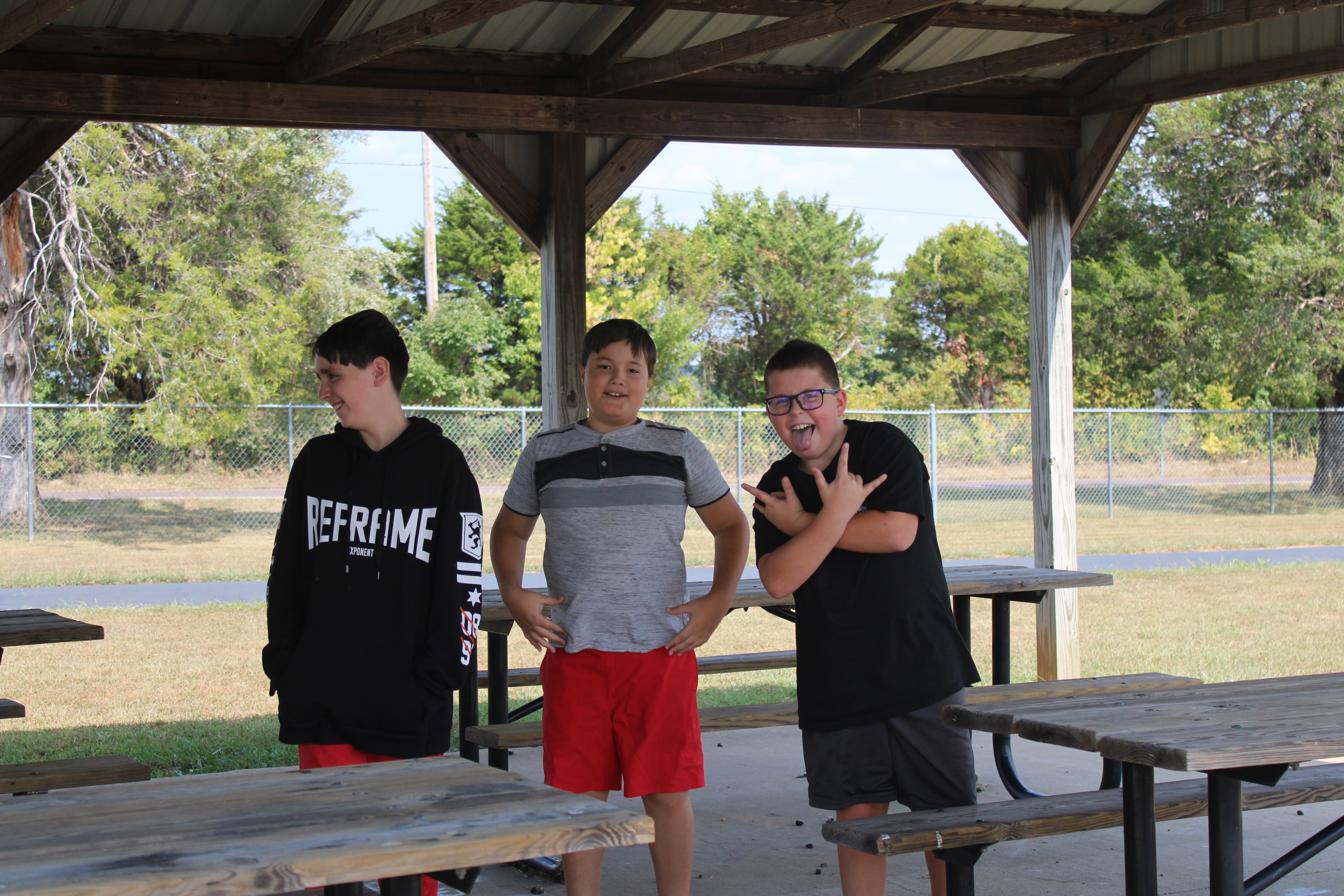 Students on playground
