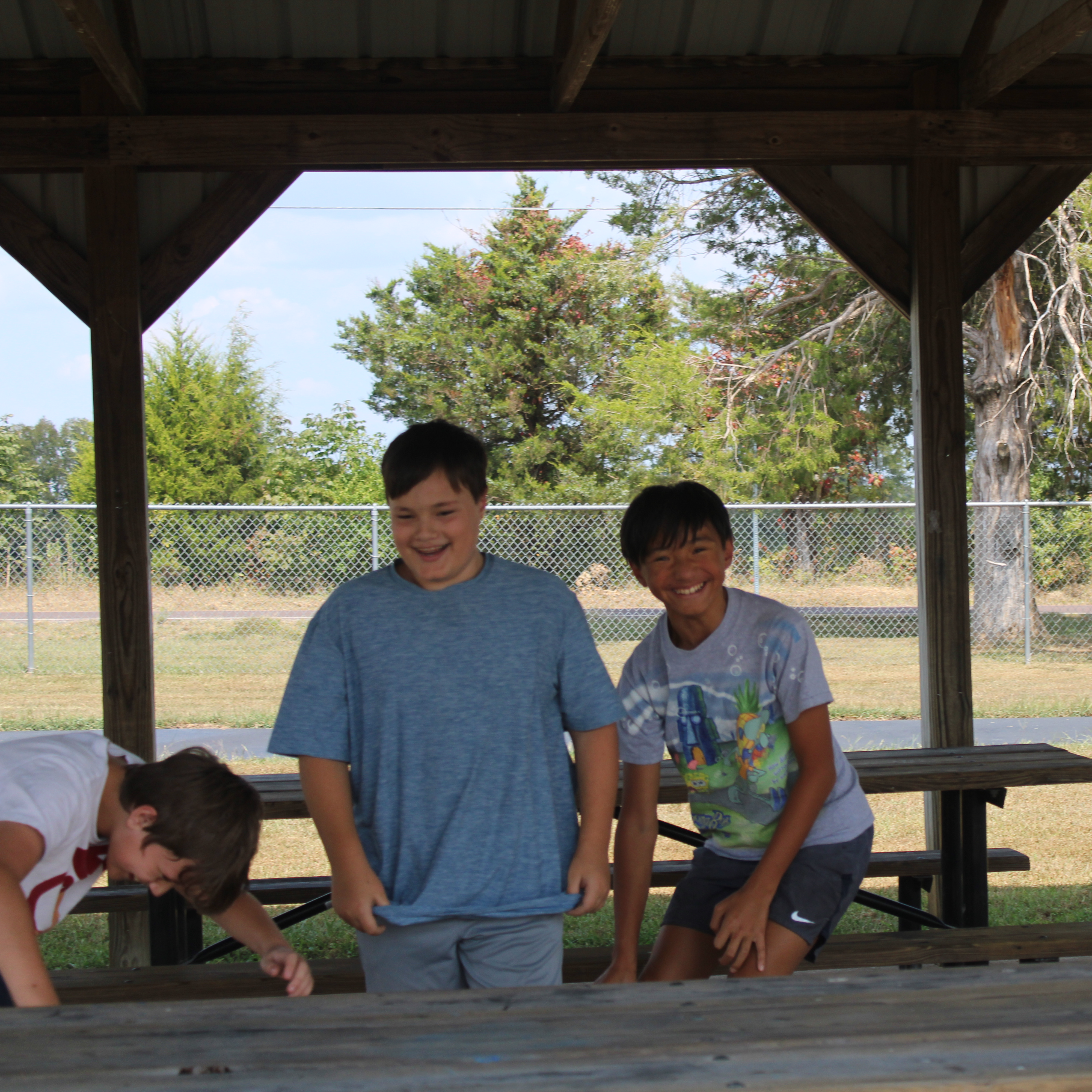 Students on playground