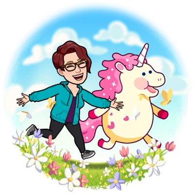 happy spring bitmoji of ms johnson