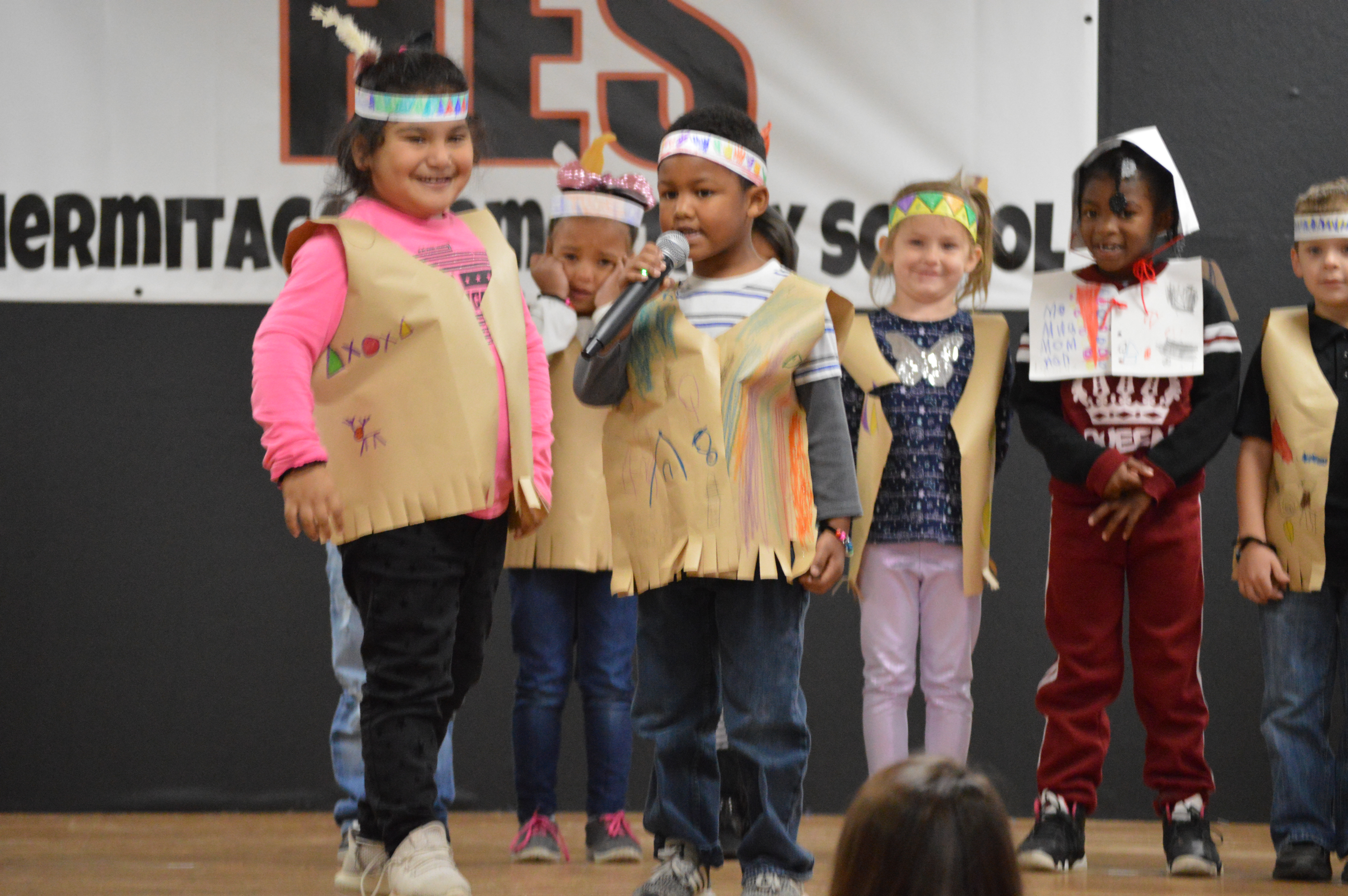 Students at Hermitage Elementary School