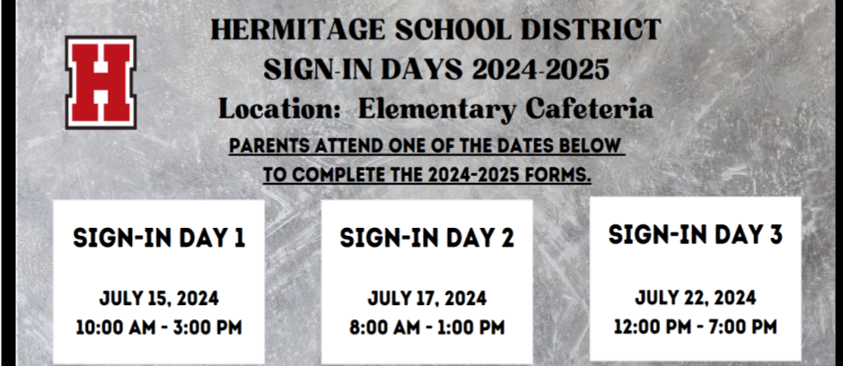 Sign in Days 2024-2025