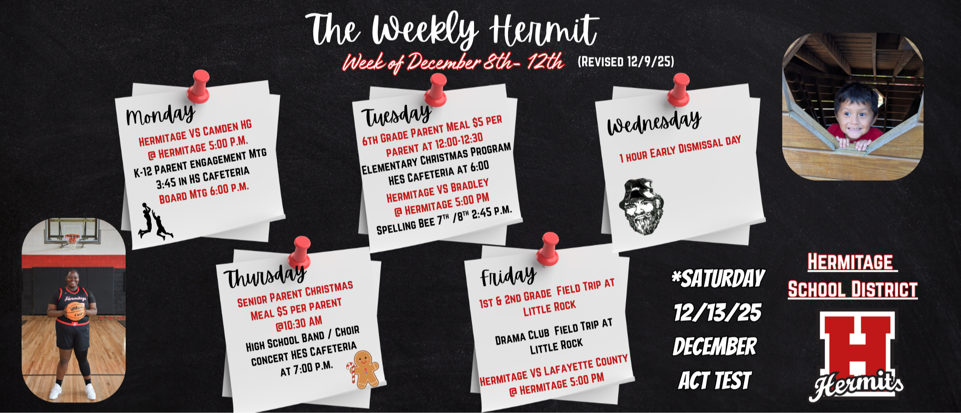 December 8-12, 2025 Revised 12/9/2025