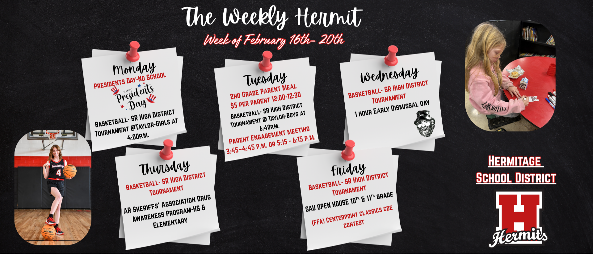 Weekly Hermit-February 16th-20th