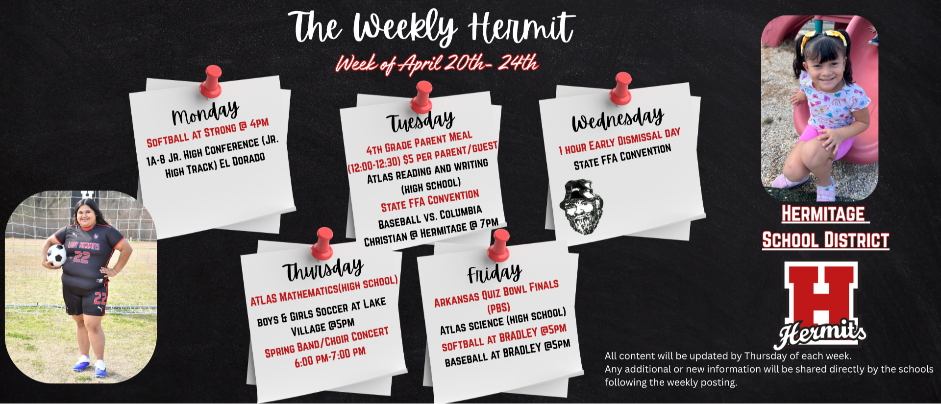 Weekly Hermit 4/20/26-4/24/26