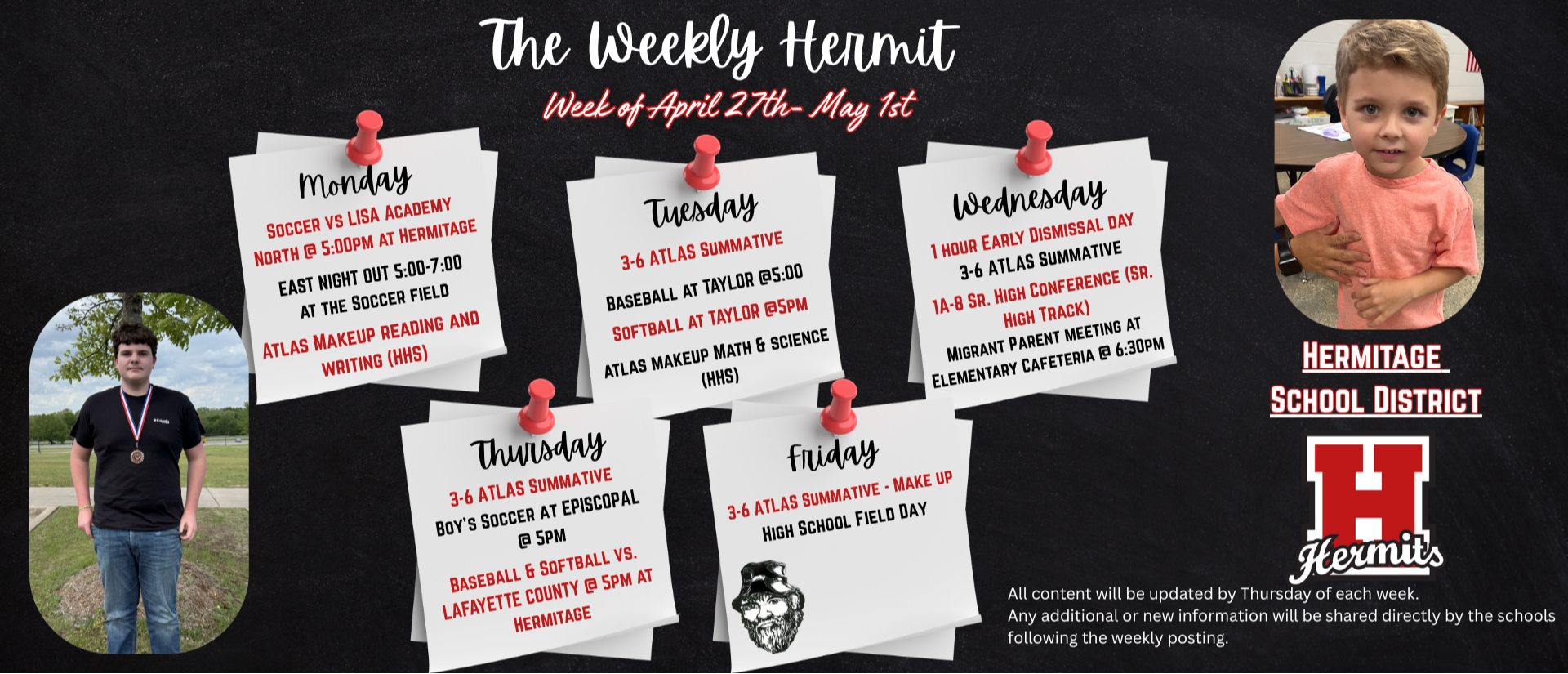 Weekly Hermit 4/27-5/1