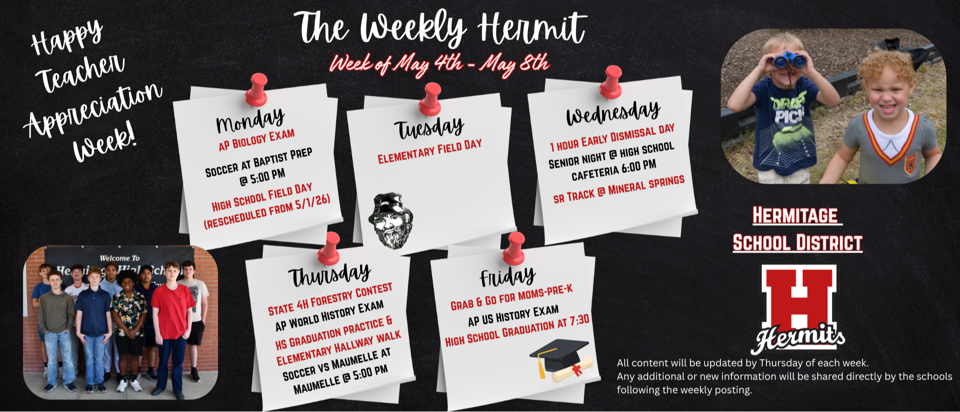 Weekly Hermit 5/4-5/8