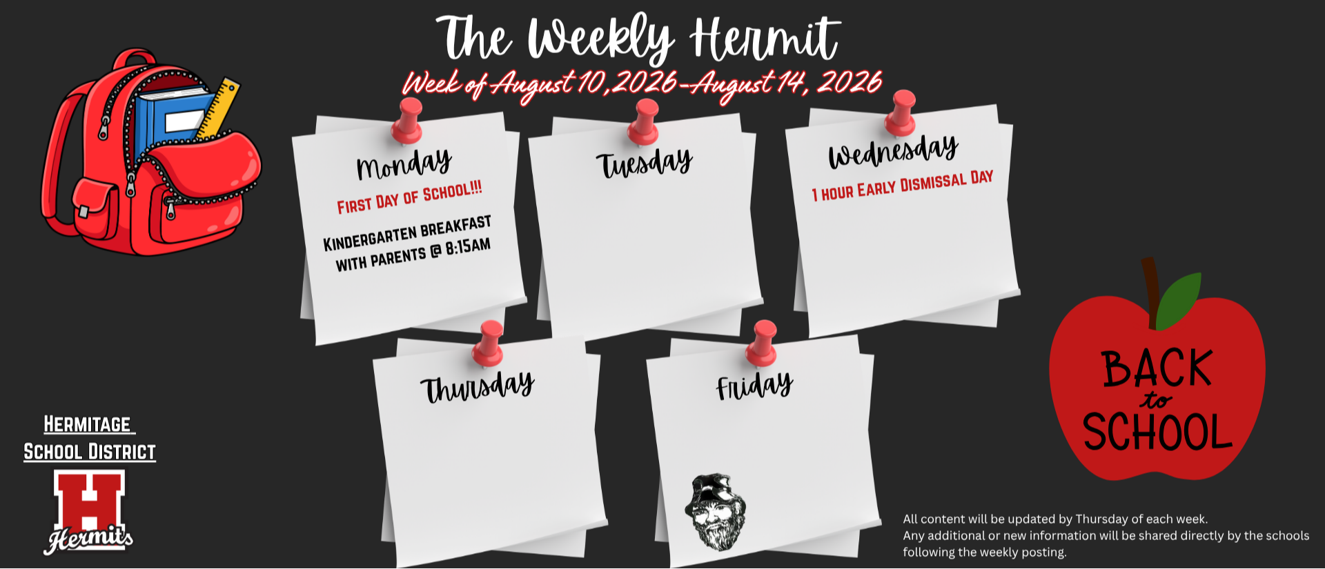 8/10/26-8/14/26 Weekly Hermit