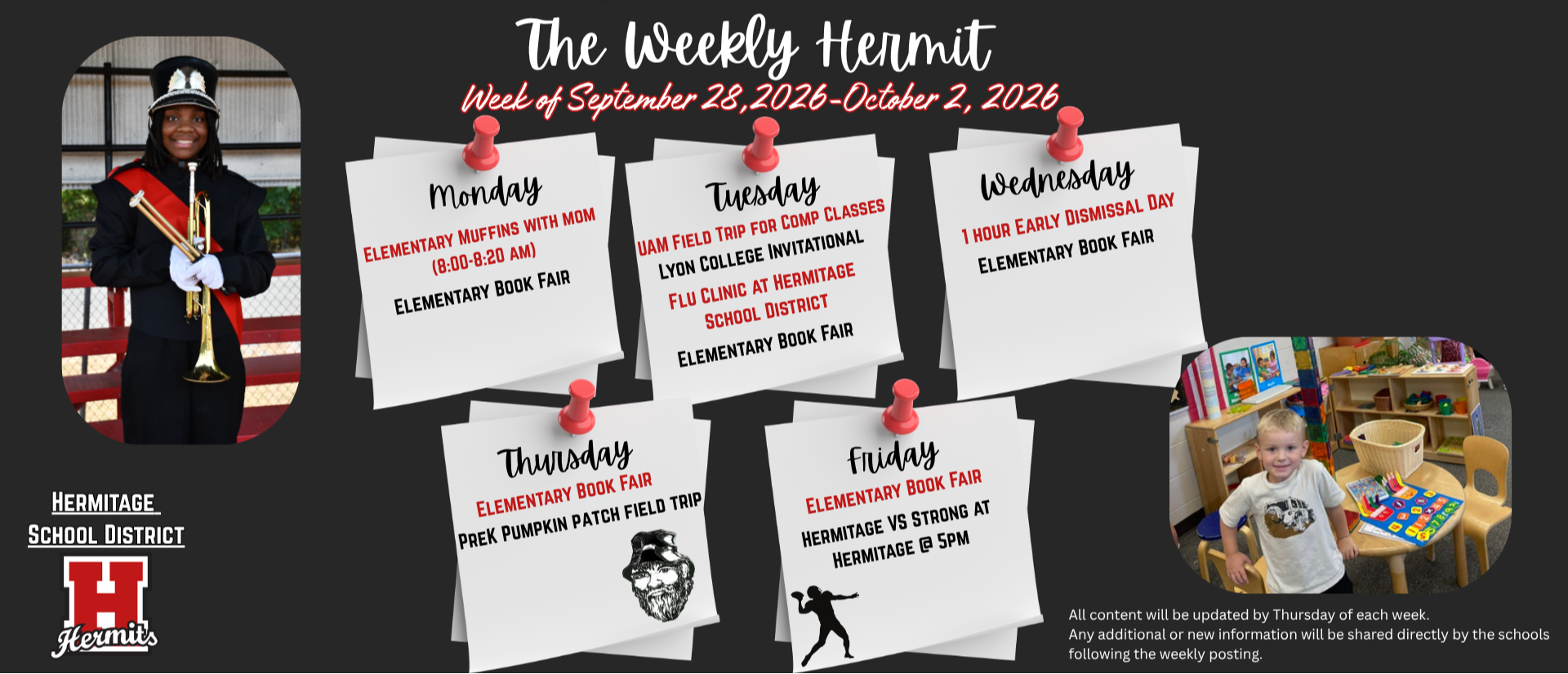 Weekly Hermit 9/28/26-10/2/26