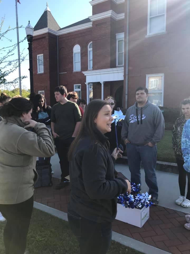 BR Academy students doing community service