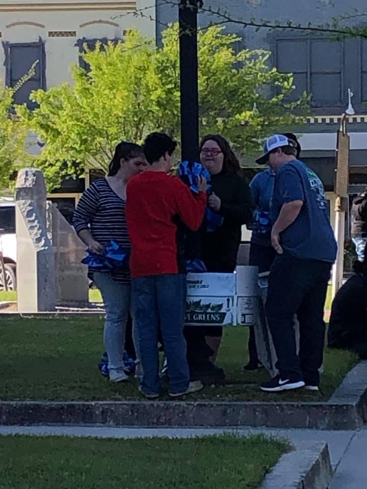 BR Academy students doing community service