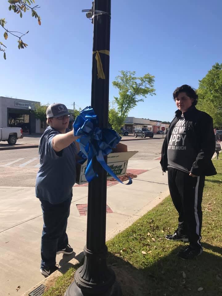 BR Academy students doing community service