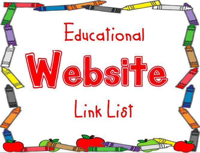 educational website link list graphic