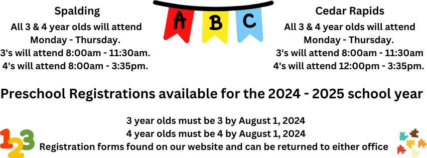Preschool Registration is Open